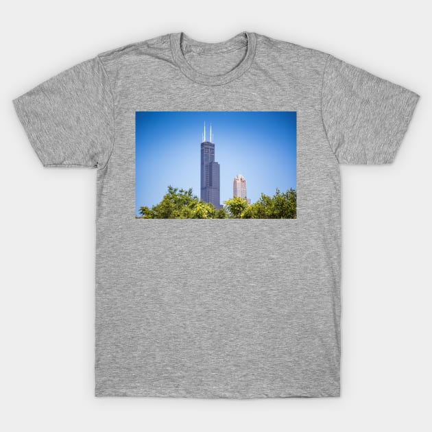 Sears Tower Chicago T-Shirt by Enzwell